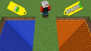 1$ ÇUKUR VS 100,000$ ÇUKUR – Minecraft