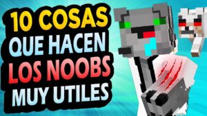 ✅ 10 Cosas de Noobs ÚTILES en Minecraft!! #5