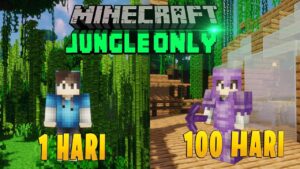 100 Hari di Minecraft Survival tapi Jungle Only !!!