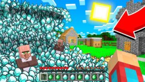 ТЕПЕРЬ НАША ДЕРЕВНЯ САМАЯ БОГАТАЯ В МАЙНКРАФТ 100% ТРОЛЛИНГ ЛОВУШКА MINECRAFT КОМПОТ