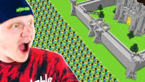 1,000 FANS Try To BREAK INTO My CASTLE! Battle Challenge