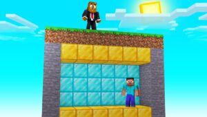 2 Noobs Automate A Minecraft Skyblock Island | JeromeASF