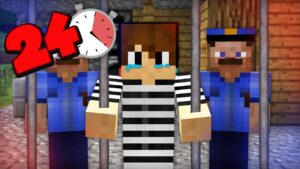 КОМПОТ НА 24 ЧАСА ОТПРАВЛЯЕТСЯ В ТЮРЬМУ В МАЙНКРАФТ 100% ТРОЛЛИНГ ЛОВУШКА MINECRAFT