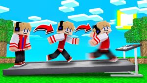 A CADA PASSO VOCÊ FICA MAIS RÁPIDO NO MINECRAFT !