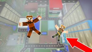 ARDA VE RÜZGAR AŞAĞIYA ATLIYOR! 😱 – Minecraft