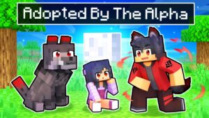 Adopted By The ALPHA Wolf In Minecraft!