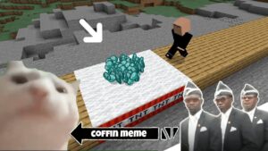 Coffin Meme Traps but Cat is Vibing – Minecraft