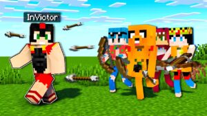 ¡Creamos los ESQUELETOS PELIGROSOS de LOS COMPAS! 😂 MINECRAFT INVICTOR