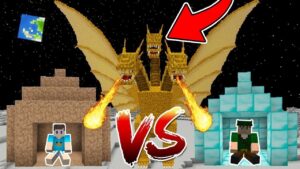 DESAFIO DA BASE VS GRANDE DRAGÃO DE TRÊS CABEÇAS NO MINECRAFT!!