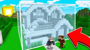 EVİM CAM KÜPÜN İÇİNE HAPSOLDU! 😱 – Minecraft