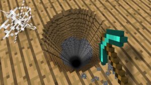 EVİMDE YUVARLAK DELİK BULDUM! 😱 – Minecraft