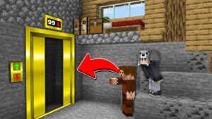 EVİMİN ALTINDA ALTIN ASANSÖR BULDUM 😱 – Minecraft