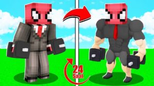 FAKİR 24 SAAT SPOR YAPTI! 😱 – Minecraft