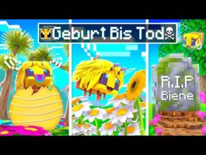 GEBURT bis TOD einer MINECRAFT BIENE! ✿ [Deutsch/HD]