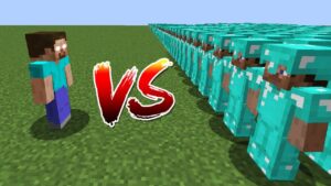HEROBRINE VS 1000$ PRO ORDU – Minecraft