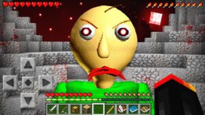 I FOUND BALDIS BASICS in MINECRAFT! *EXTREMELY CREEPY*