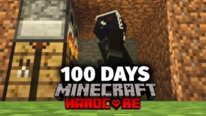 I Spent 100 Days being hunted in Minecraft and Here’s What Happened
