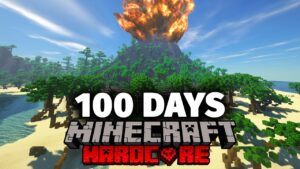I Spent 100 Days on a Deserted Island in Minecraft and Here’s What Happened