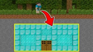 MELHOR CASA DE DIAMANTES 100% SEGURA E SECRETA NO MINECRAFT ??!