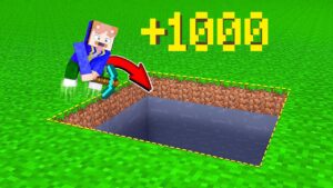 MINECRAFT ABER WIR BAUEN IMMER 1.000 BLÖCKE AB!