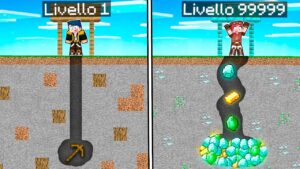MINIERA DA 1€ VS MINIERA DA 1.000.000€! – MINECRAFT