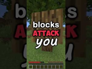 Minecraft, But Blocks Attack You