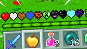 Minecraft But There Are Custom Hearts