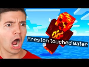 Minecraft But You Can’t Touch the Color Blue…