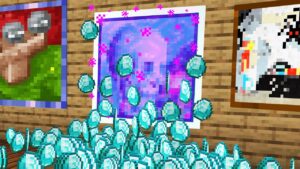 Minecraft but Paintings are Portals…