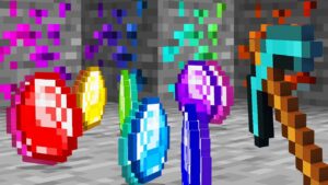 Minecraft but there’s Custom Diamonds