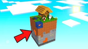 Minecraft pero SOBREVIVIMOS en un MUNDO CUADRADO 😂😱 INVICTOR y ACENIX