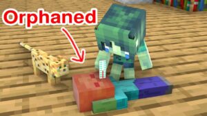Monster School : Orphaned Baby Zombie – Sad Story – Minecraft Animation