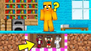 Nos ESCONDEMOS en LA BASE SECRETA DE 1 PIXEL 😂 EL MEJOR ESCONDITE con INVICTOR en Minecraft