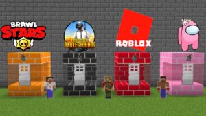 OYUN KARAKTERLERİNE DÖNÜŞTÜK! 😱 – Minecraft