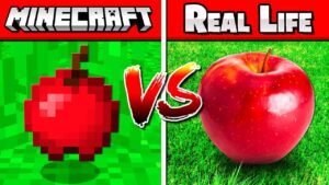 REAL VS FAKE MINECRAFT CHALLENGE #2!