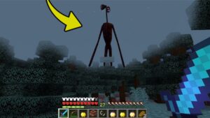 SPOTKAŁEM SIREN HEAD W NOCY w Minecraft KTÓRY ZROBIŁ TO…