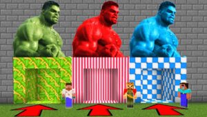 YANLIŞ HULK MAĞARASINI SEÇERSEN ÖLÜRSÜN! – 😱 – Minecraft